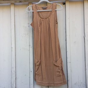 Brown/gold To The Max dress with pockets!
